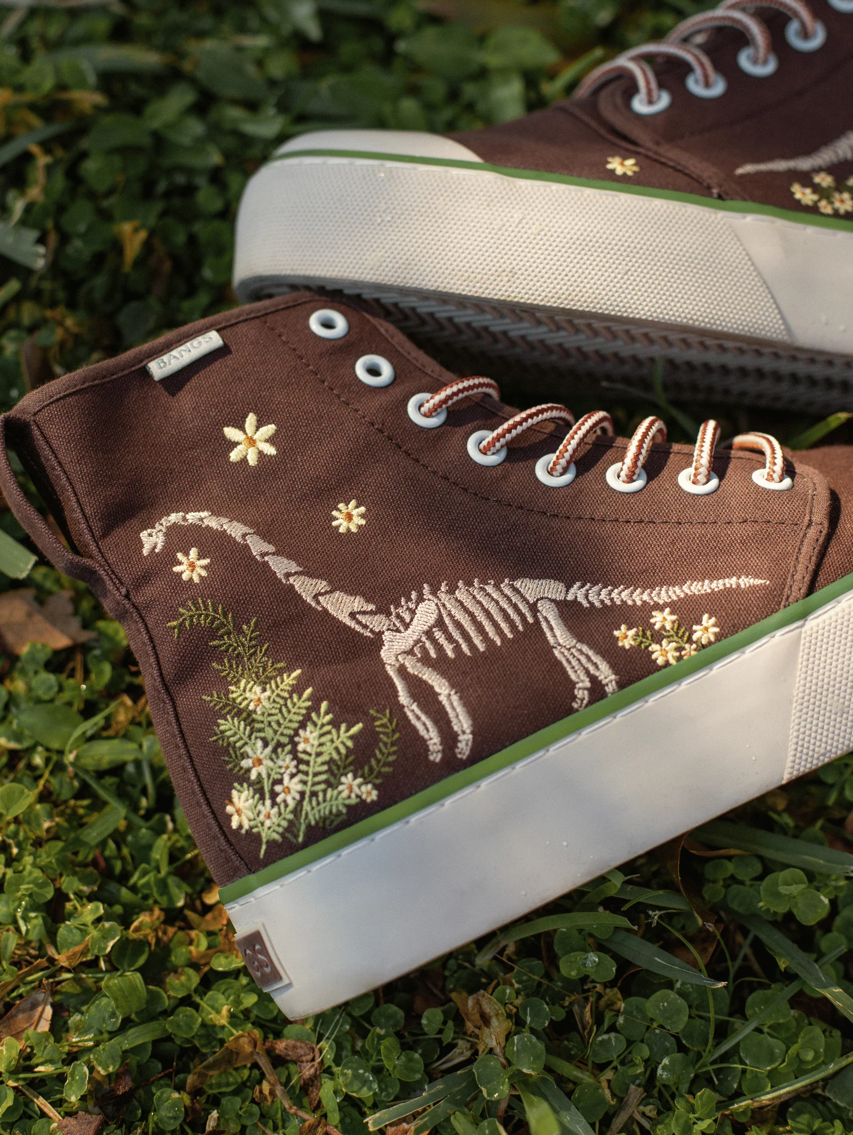 Fossils and Florals Platform High Top