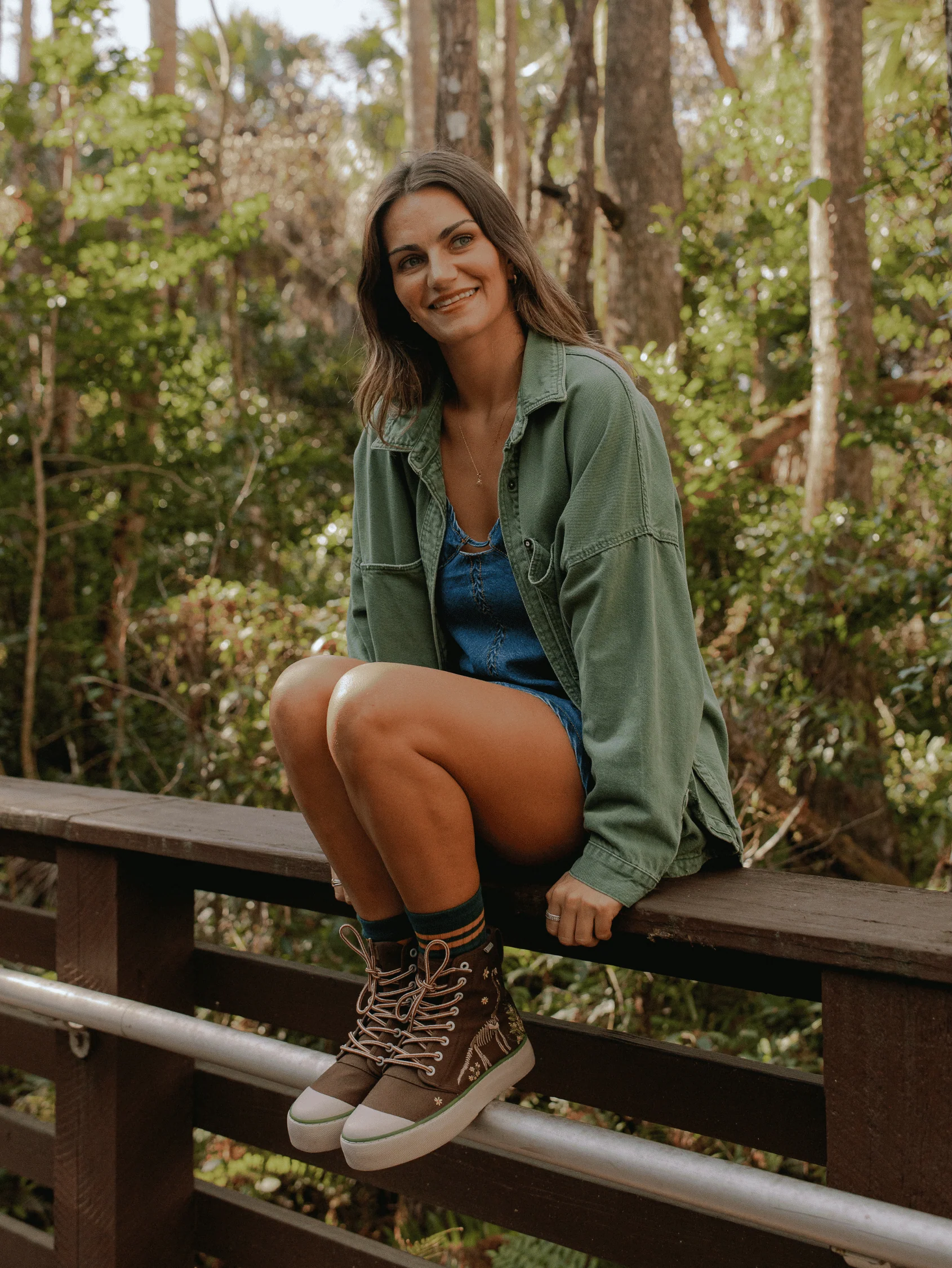 Fossils and Florals Platform High Top - Image 10