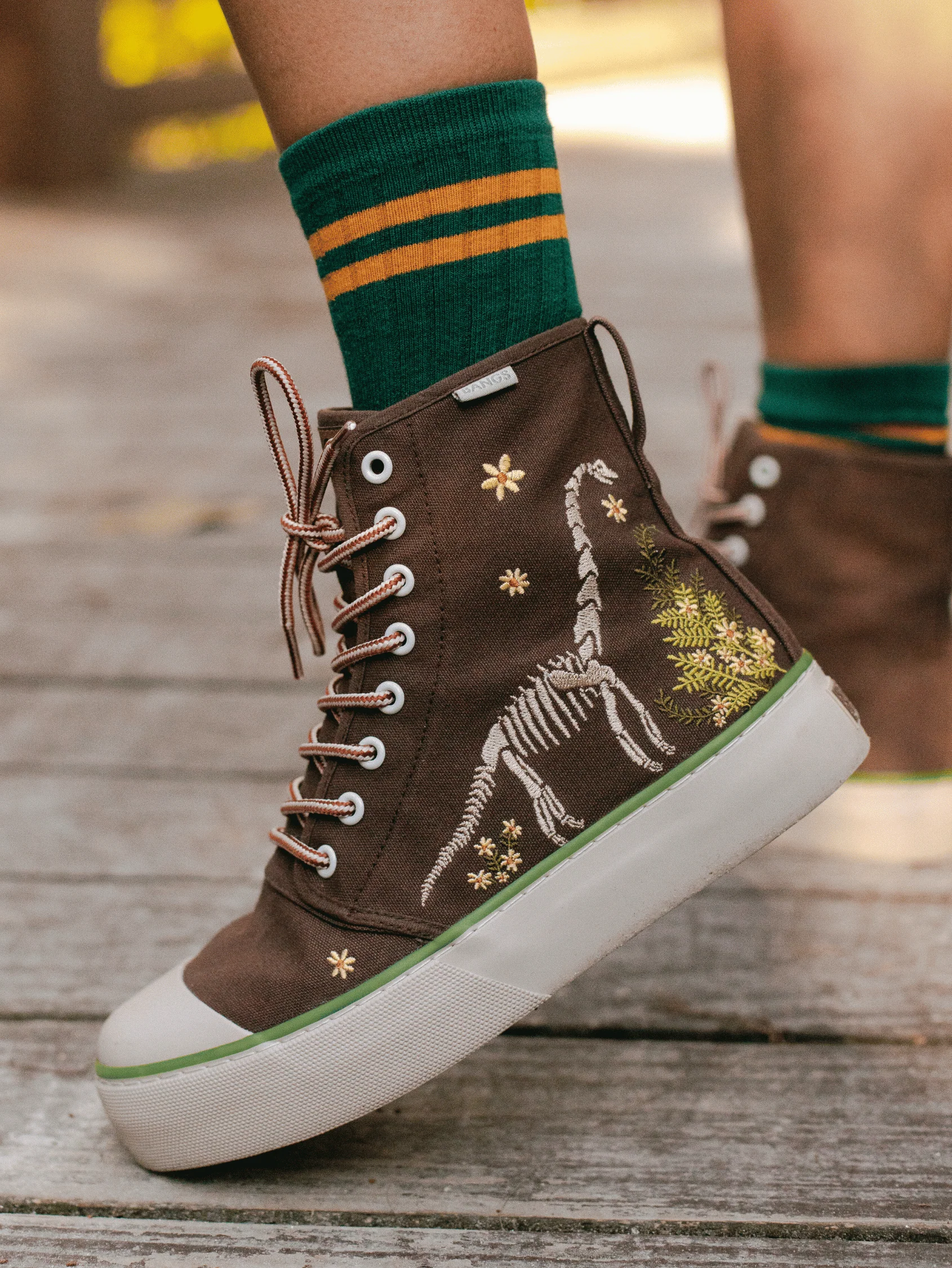 Fossils and Florals Platform High Top - Image 4