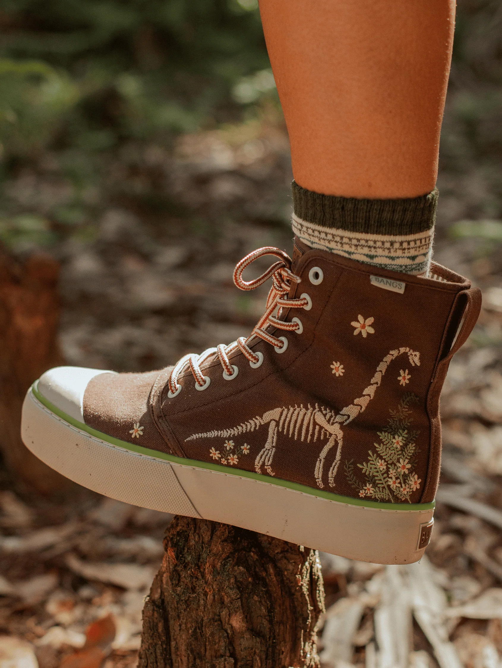 Fossils and Florals Platform High Top - Image 6