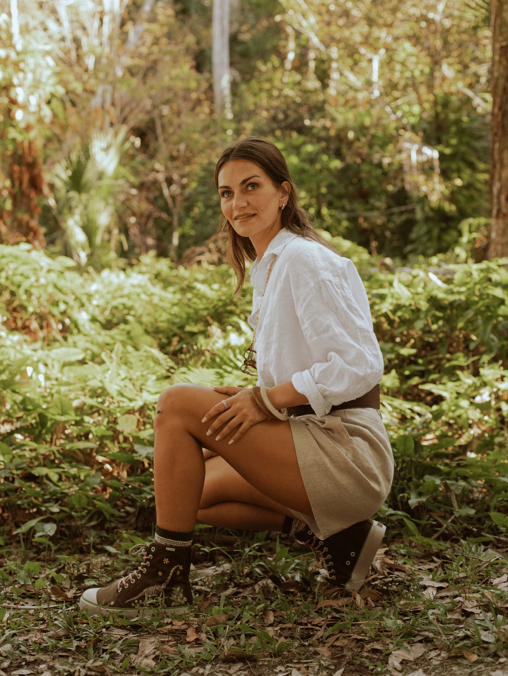 Fossils and Florals Platform High Top - Image 8