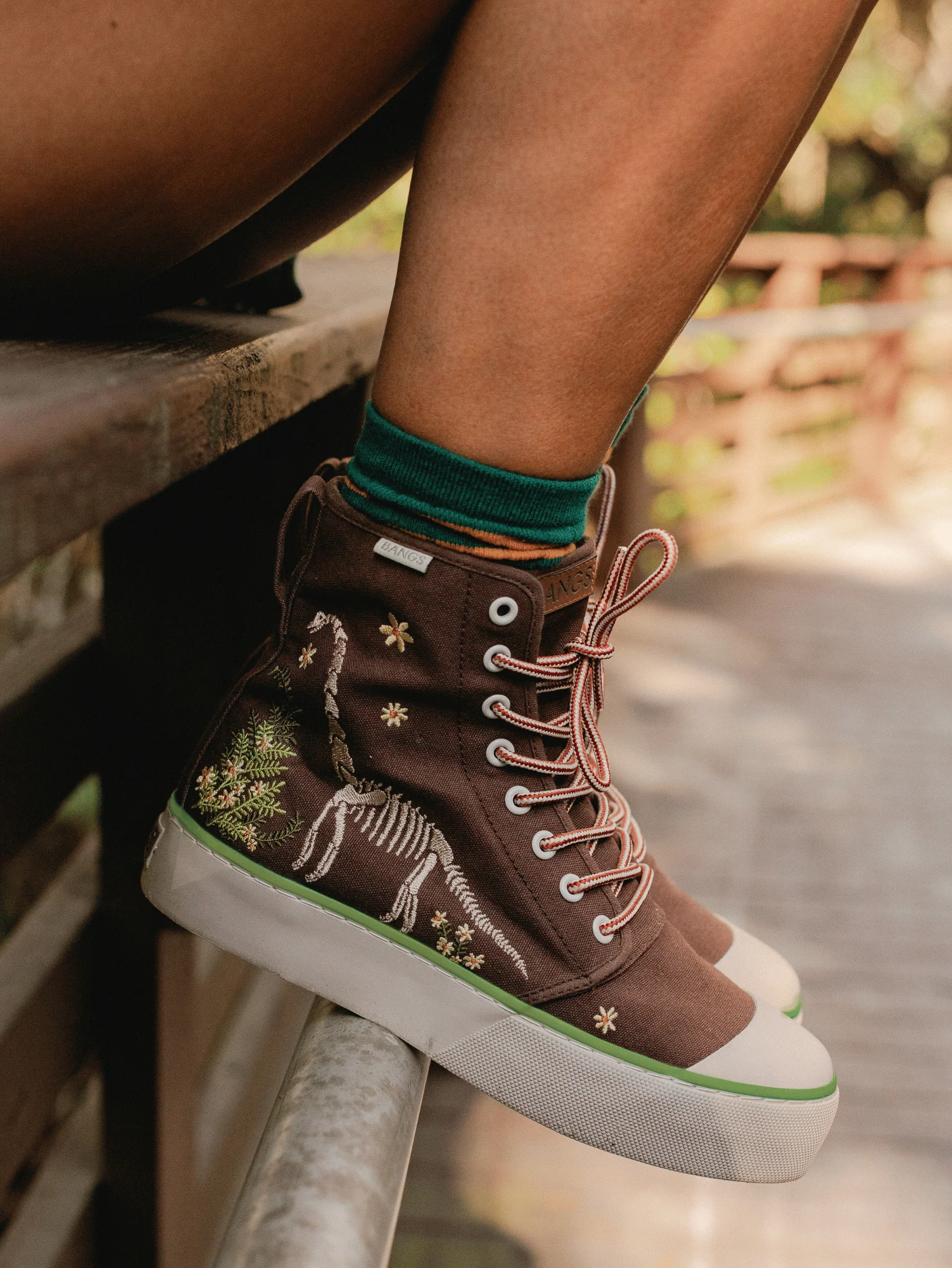 Fossils and Florals Platform High Top - Image 9