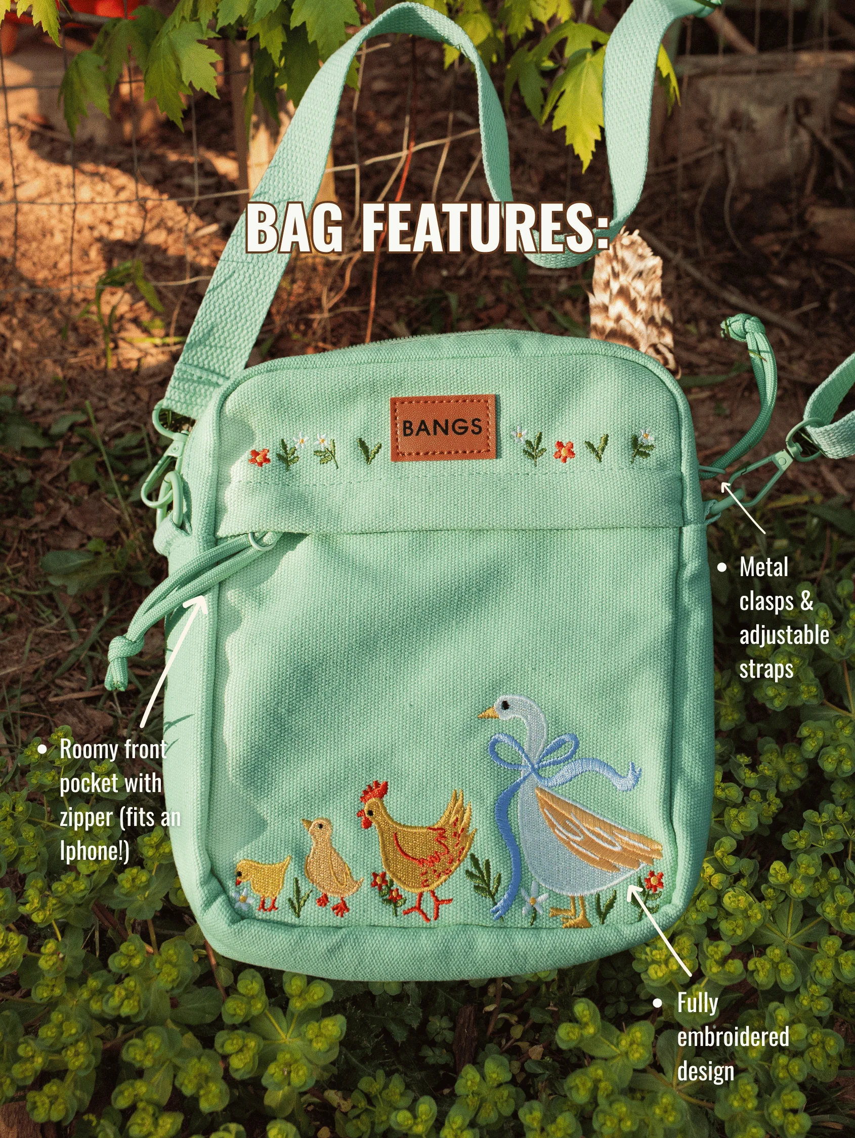 Feathered Friends Crossbody Bag - Image 10