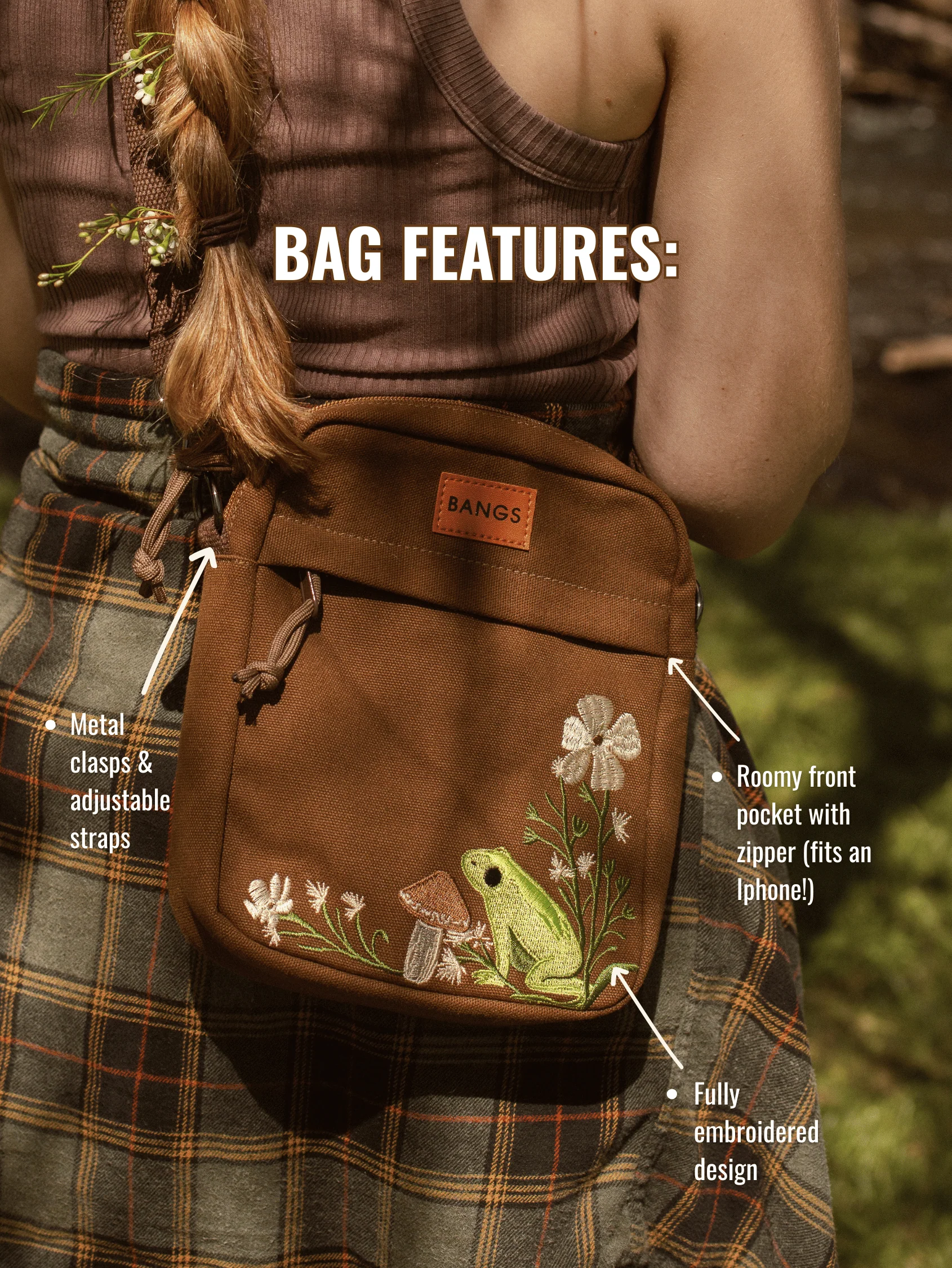 Foraging Frog Crossbody Bag - Image 6