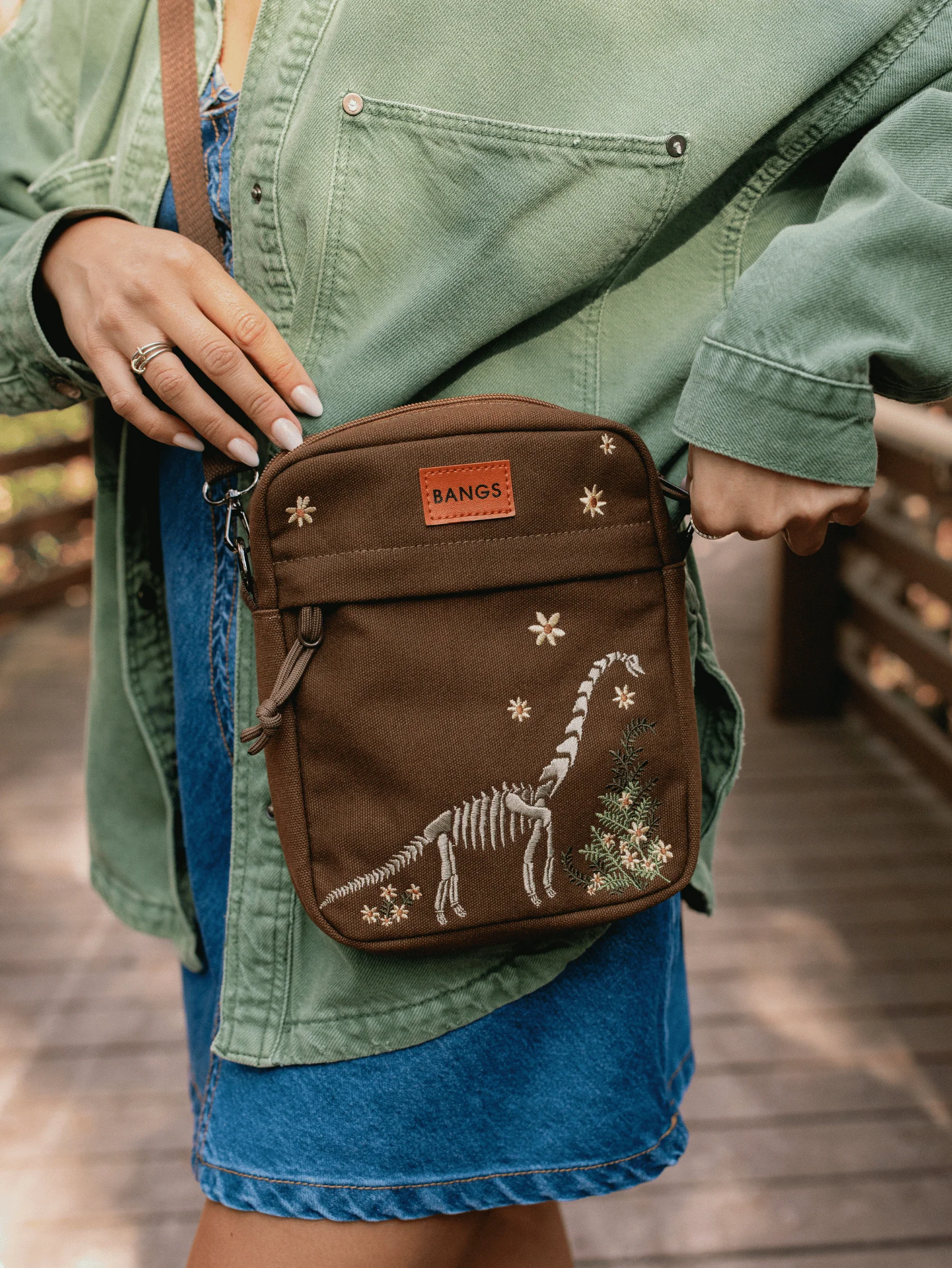 Fossils and Florals Crossbody Bag - Image 7