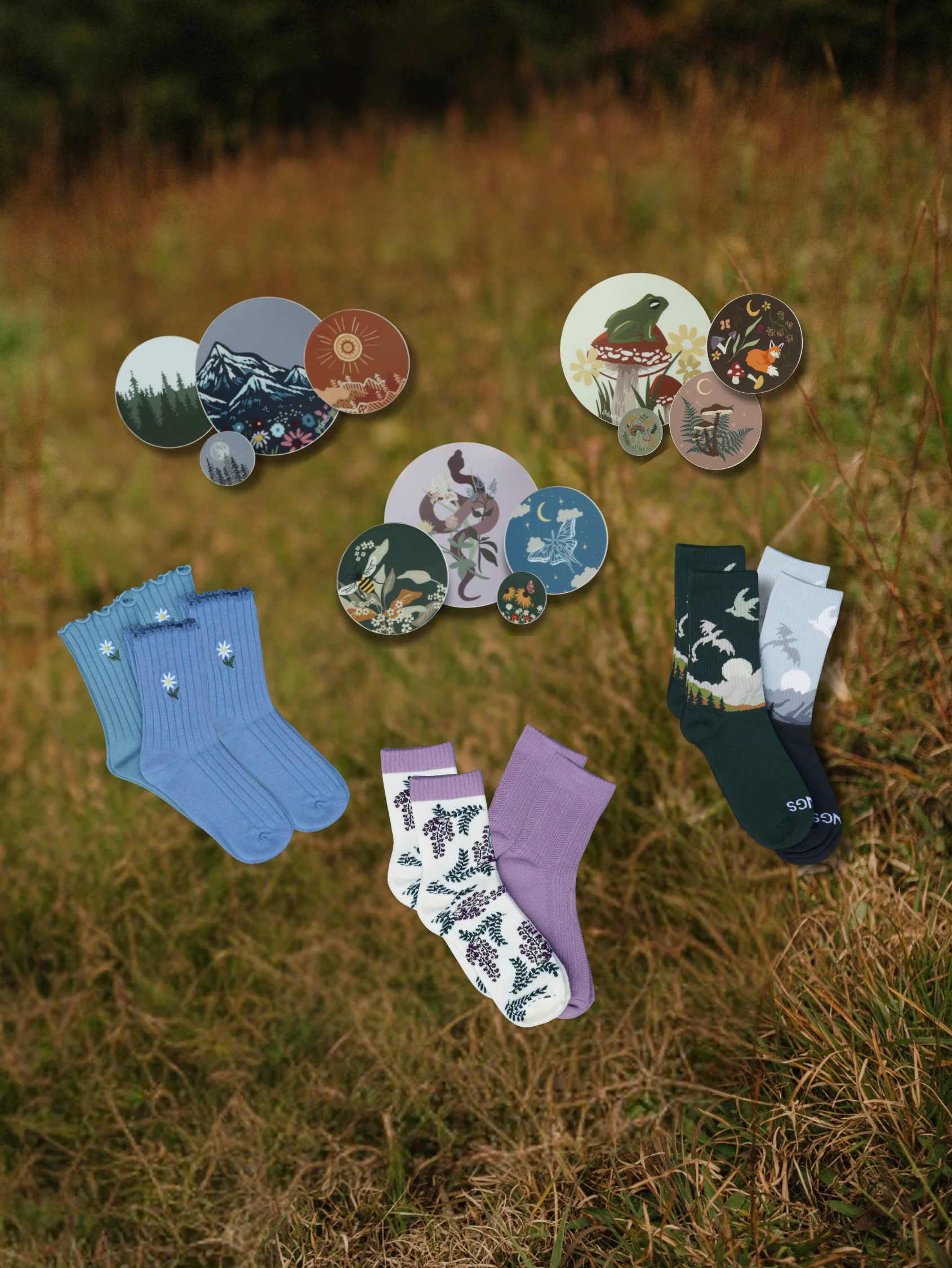 Mystery Sticker + Socks