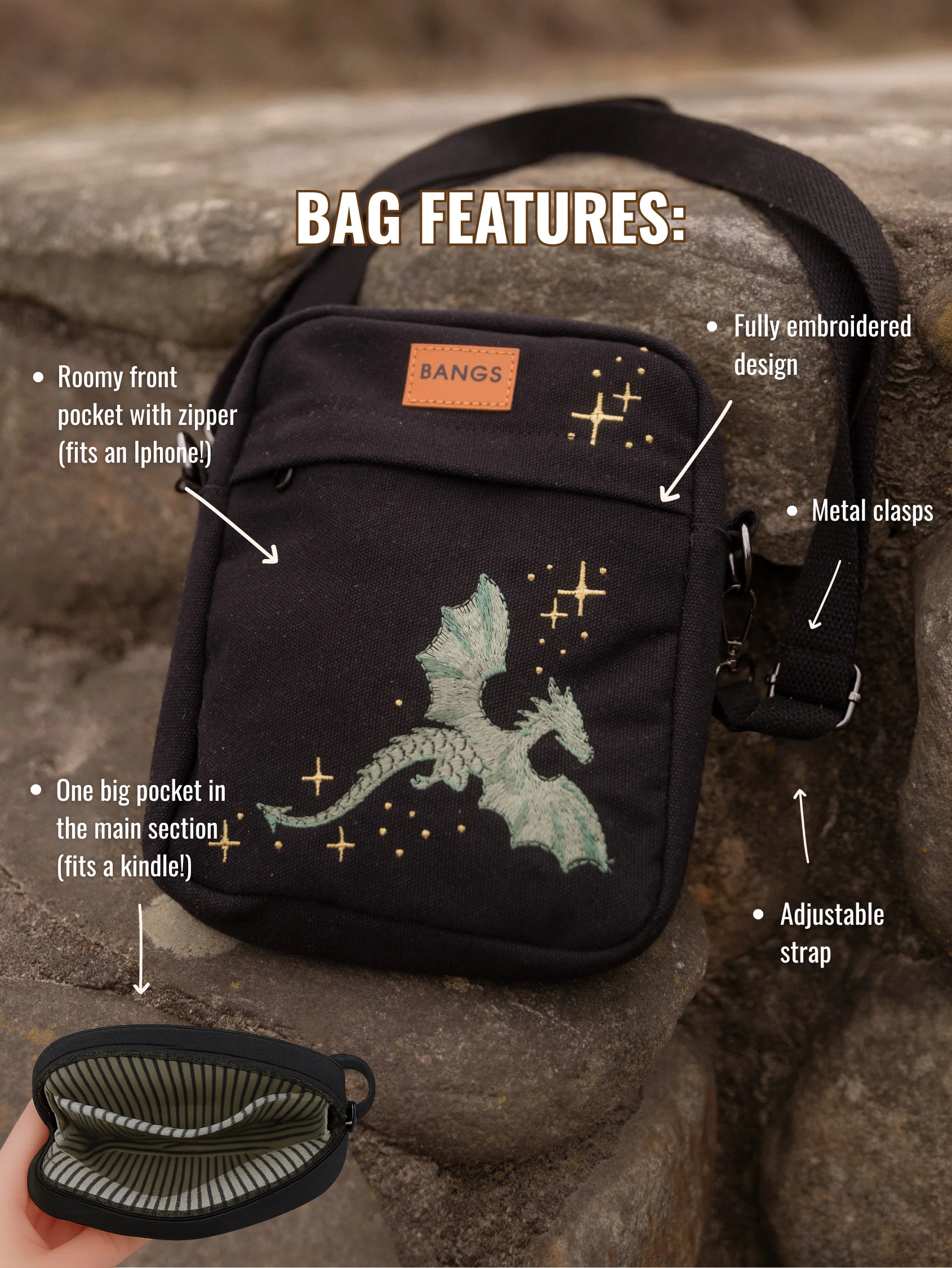 Midnight Magic Crossbody Bag - Image 3