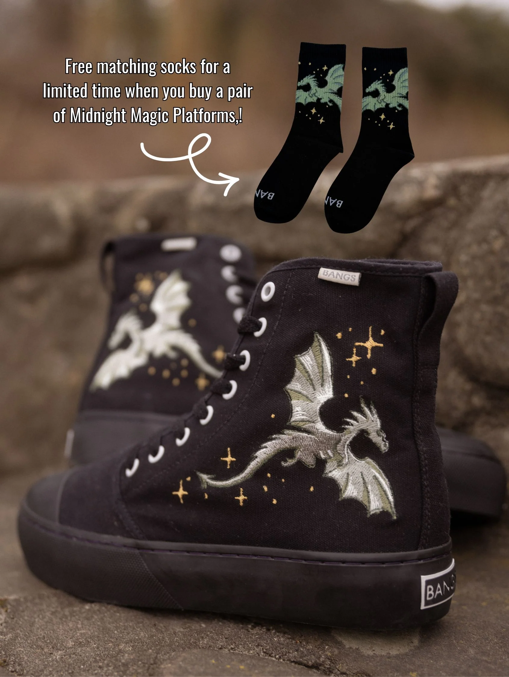Midnight Magic Platform High Top - Image 2