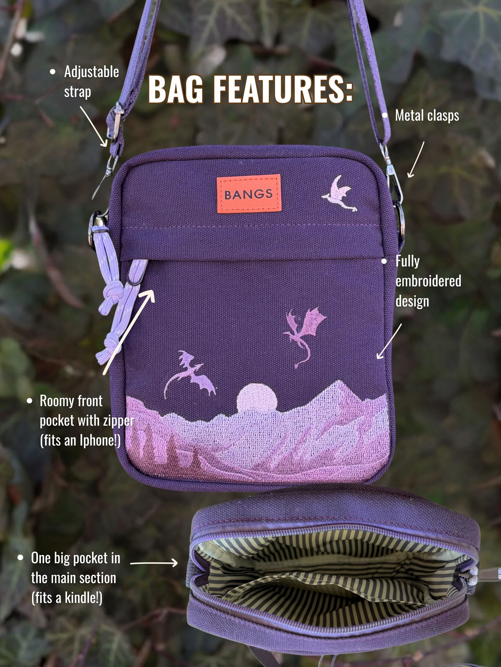 Mystic Mountain Crossbody Bag - Image 3