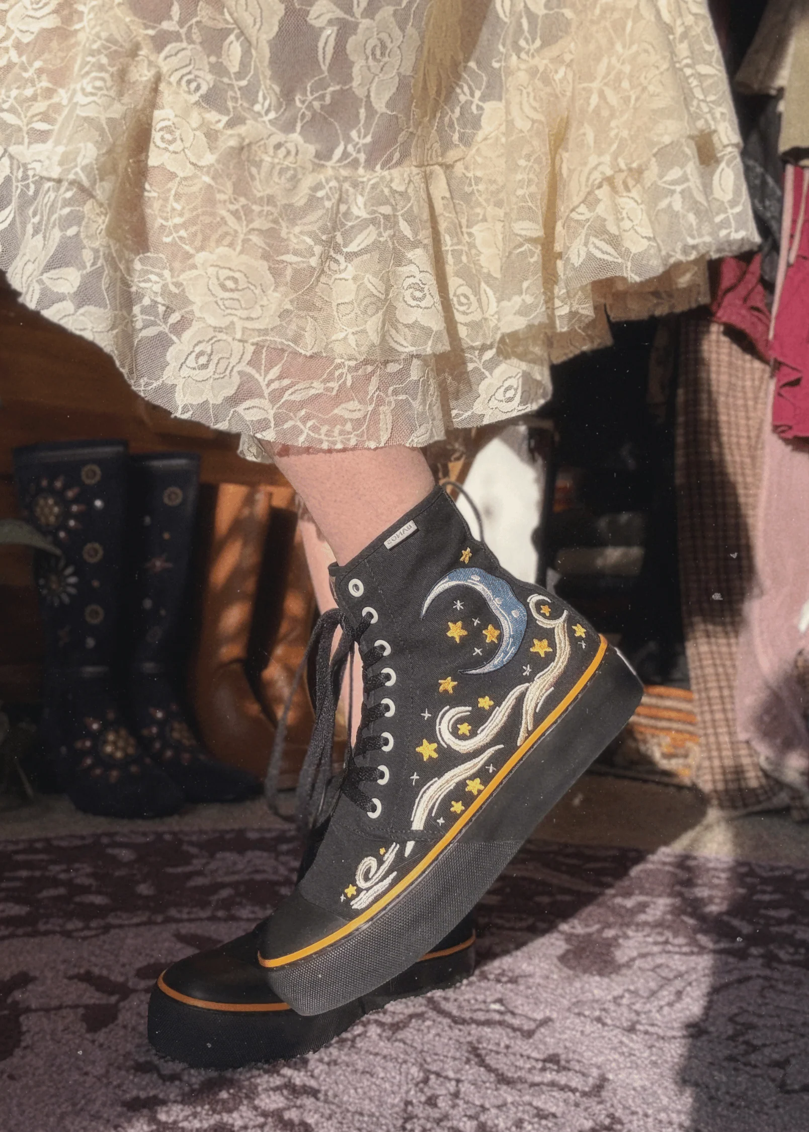 Onyx Dawn to Dusk Platform High Top - Image 4