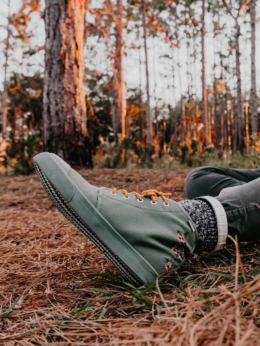 Sage Floral High Top - Image 28