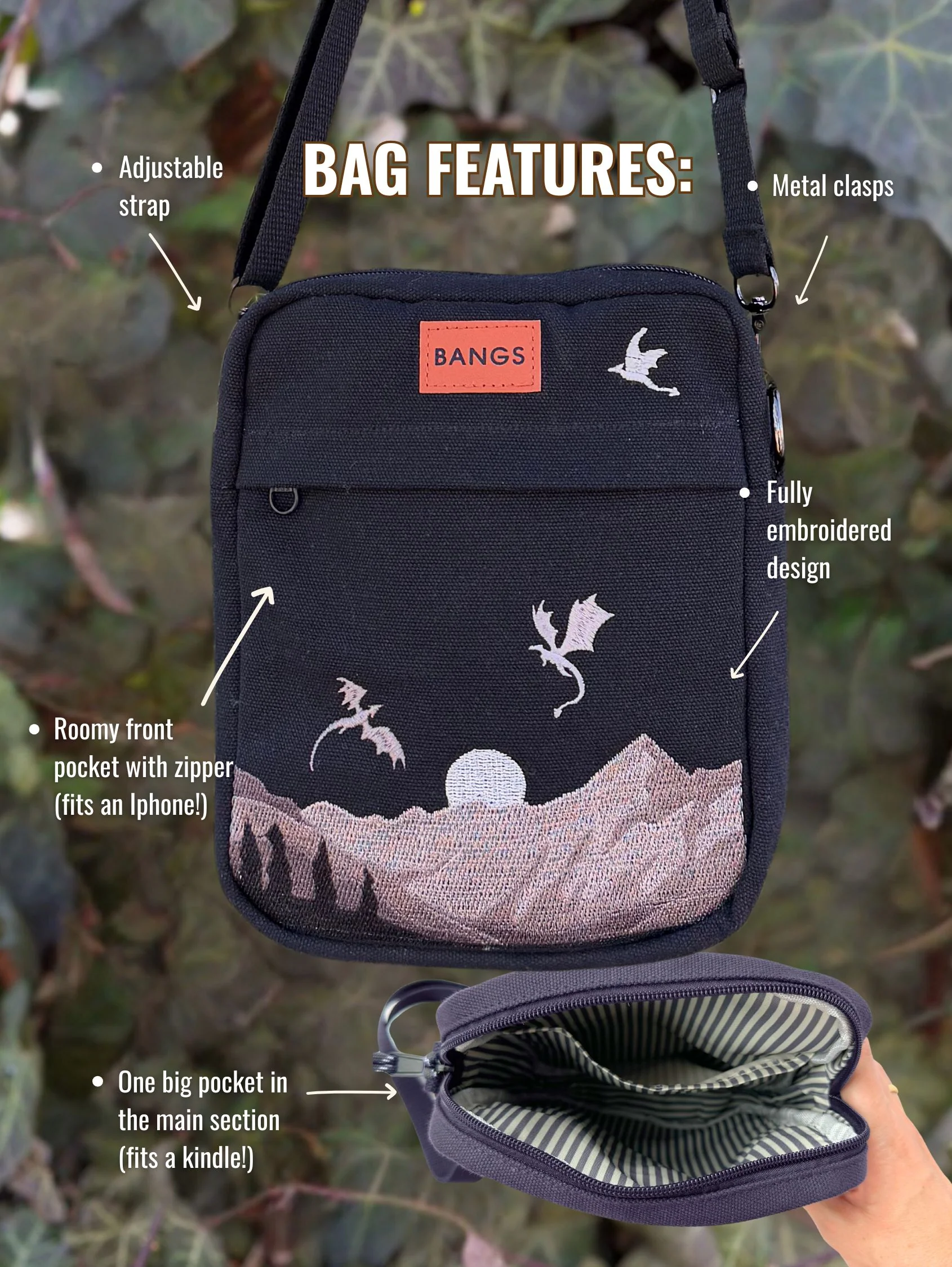 Smoky Mountain Crossbody Bag - Image 3