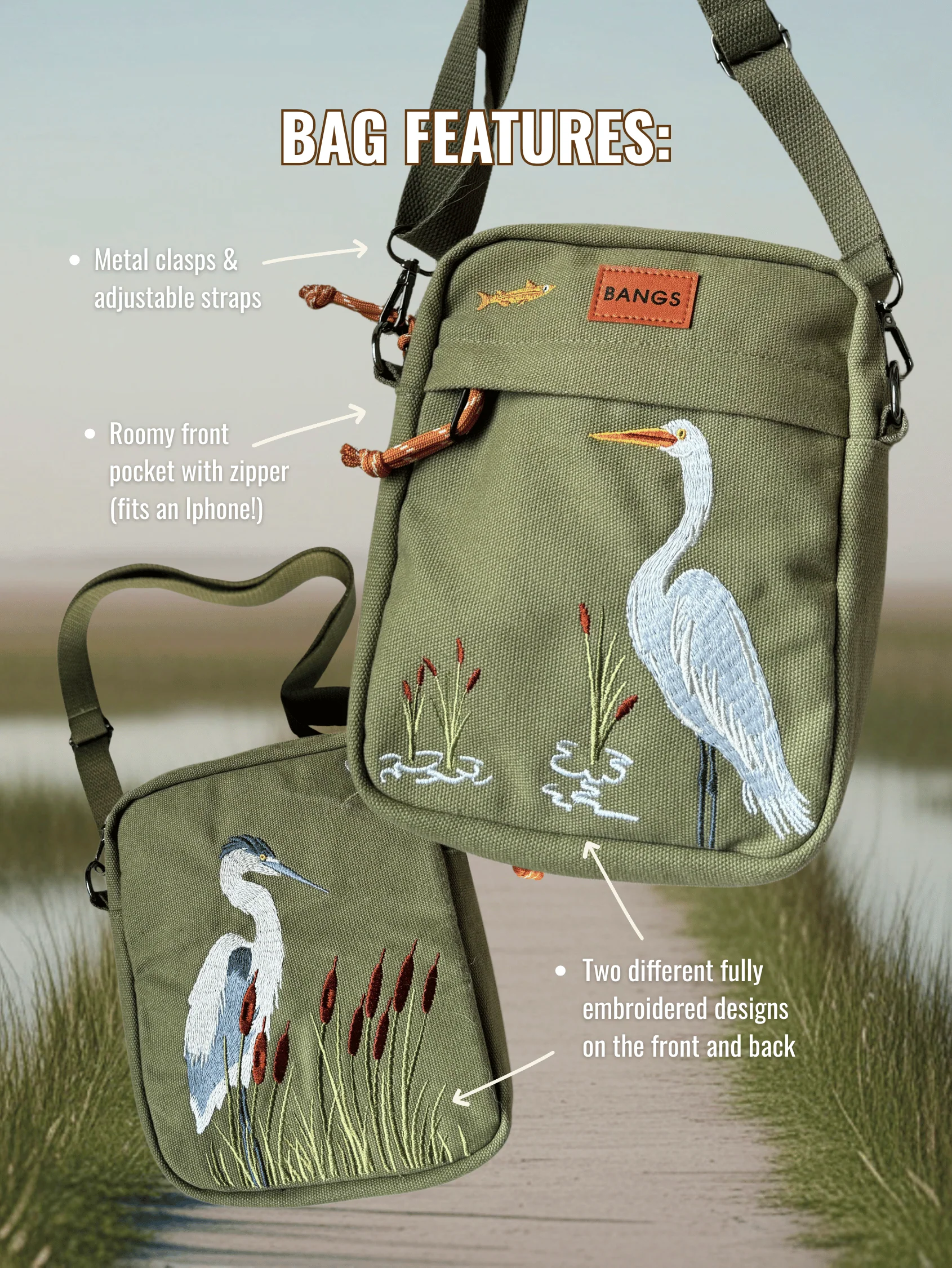 Wetland Greats Crossbody Bag - Image 3