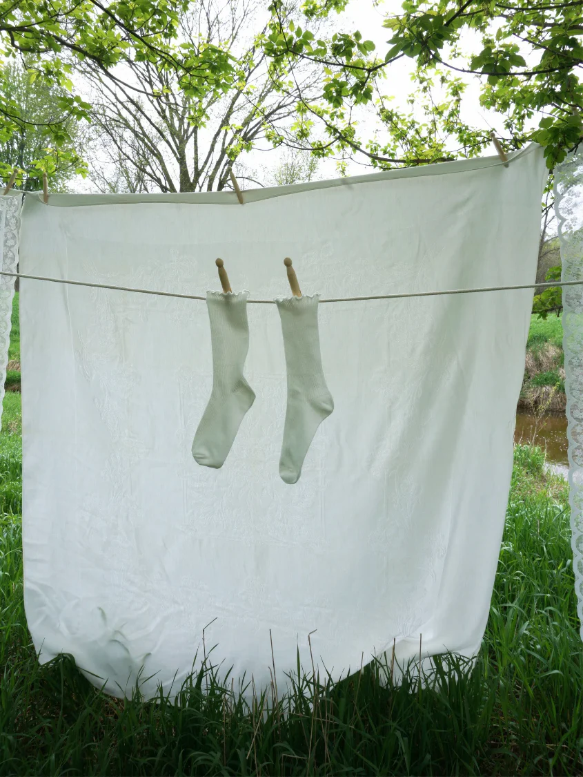 White Ruffle Socks - Image 6